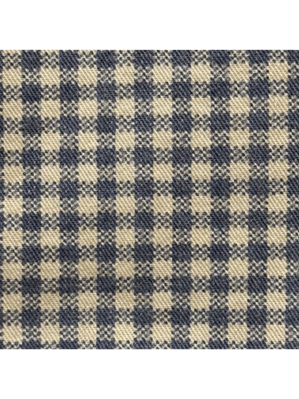 Vintage 90s Levi's Casual Houndstooth Women's L Shirt Blue White Relaxed Cotton - Picture 5 of 9